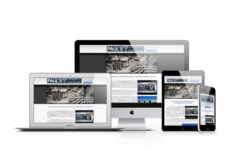 Connecticut Web Design - WordPress Auto Repair Website