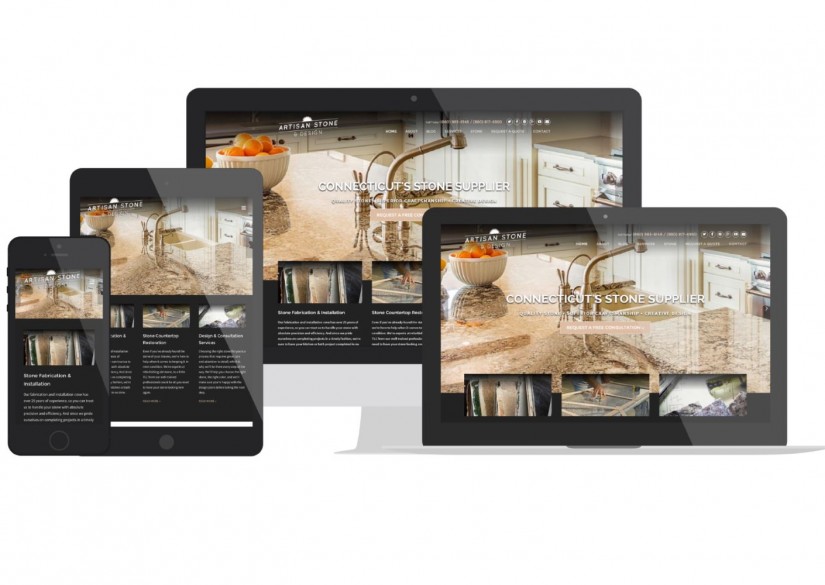 Connecticut Web Design - Artisan Stone and Design